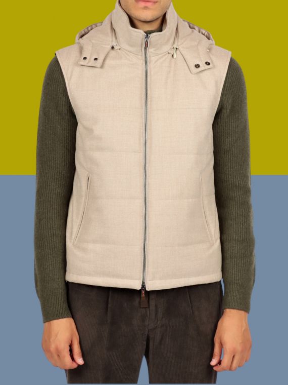 Wool and Cashmere Sports Vest - BRERA