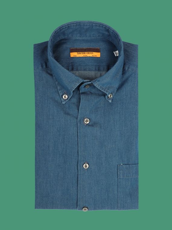 Cotton button-down shirt