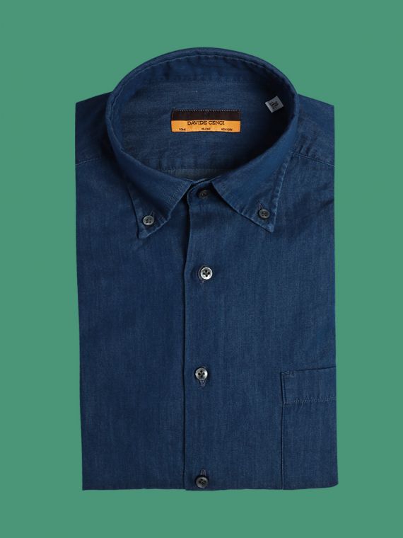 Cotton button-down shirt