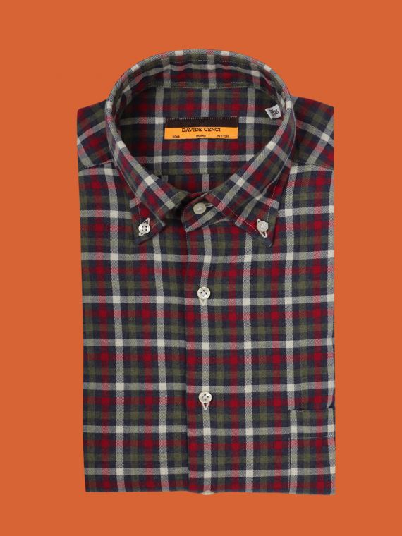 Cotton button-down shirt