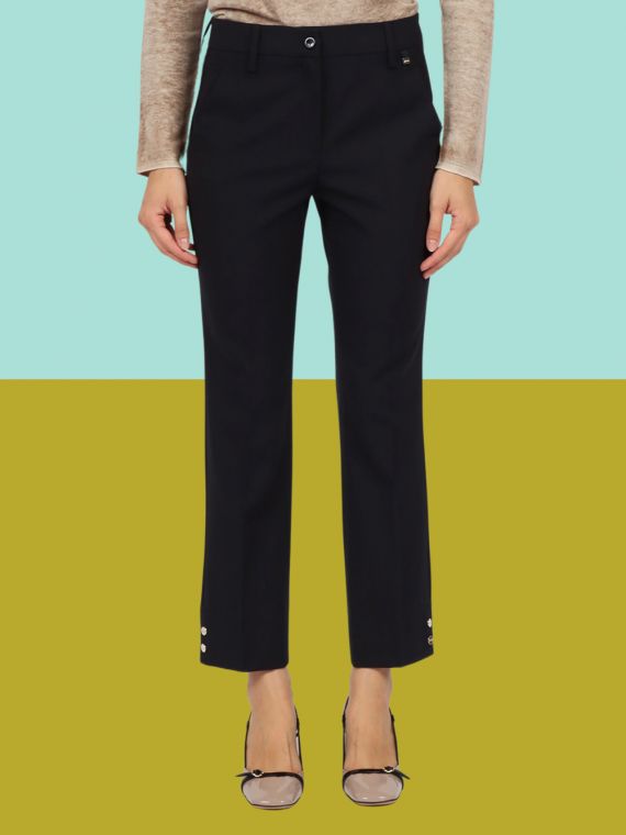 TROUSERS IN SOFT WOOL