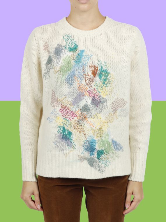 Silk and Cashmere Crew Neck