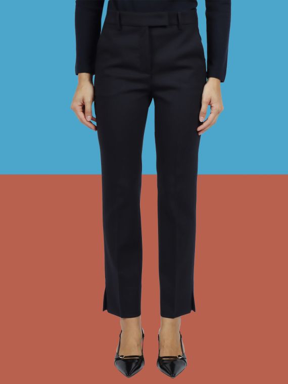 KIMANA - Slim-fit trousers in certified two-way stretch wool