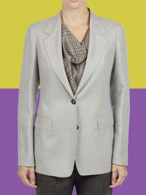 J-PARIS - Single-breasted Wool and Cashmere Jacket