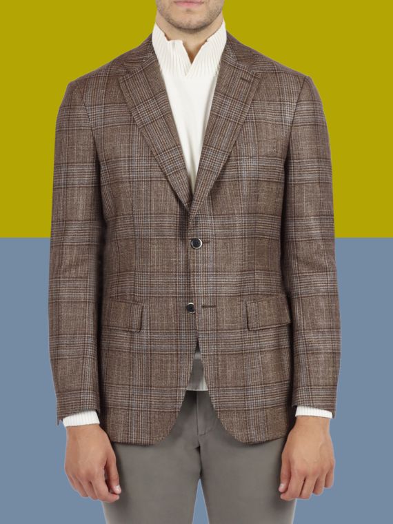 Two-button jacket drop 6 Lined blazer line 105 SMOOTH VELVET