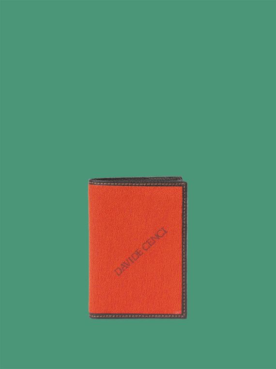 Vertical wallet with credit card holder