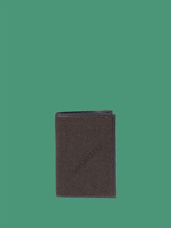 Vertical wallet with credit card holder