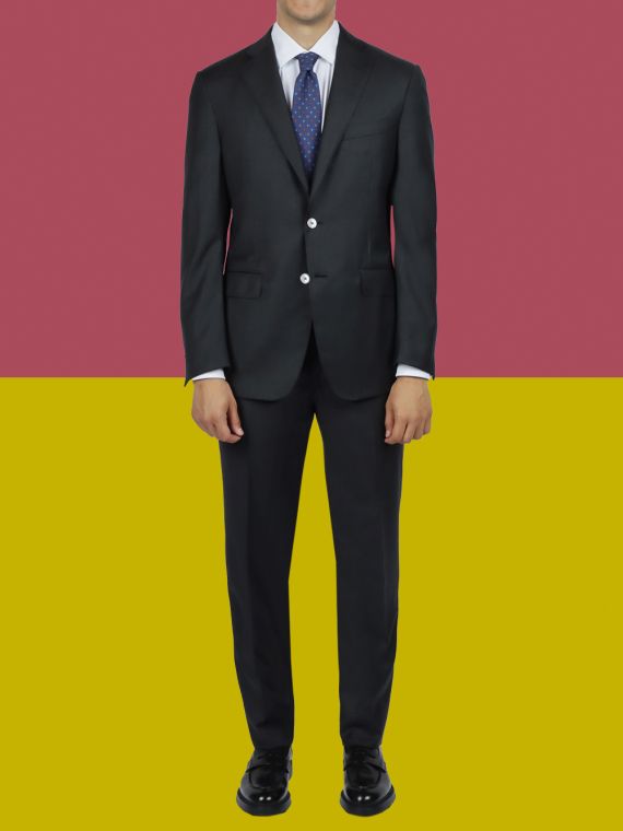 Two Button Wool Suit