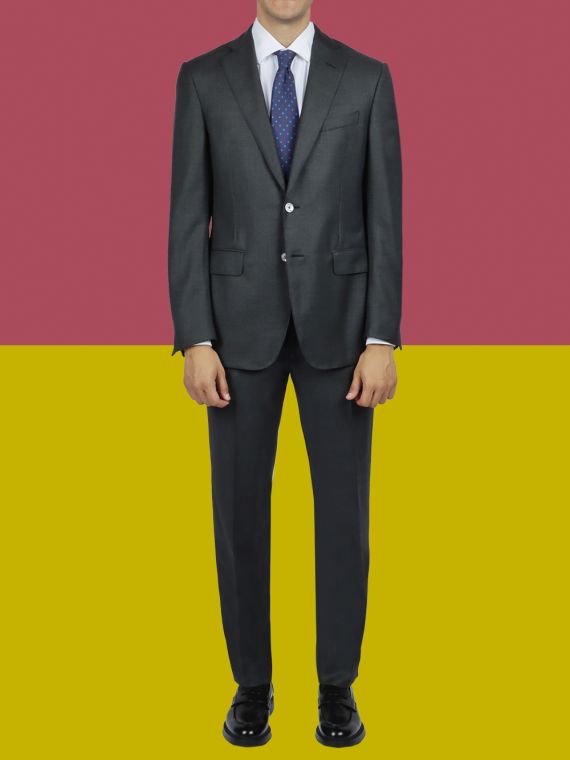 Two Button Wool Suit