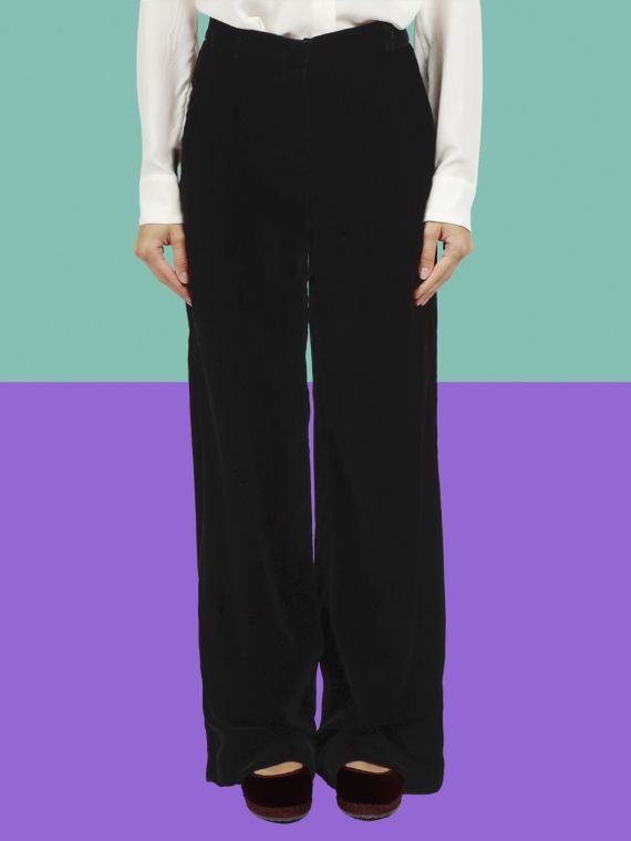 Velvet Trousers - ANDREA