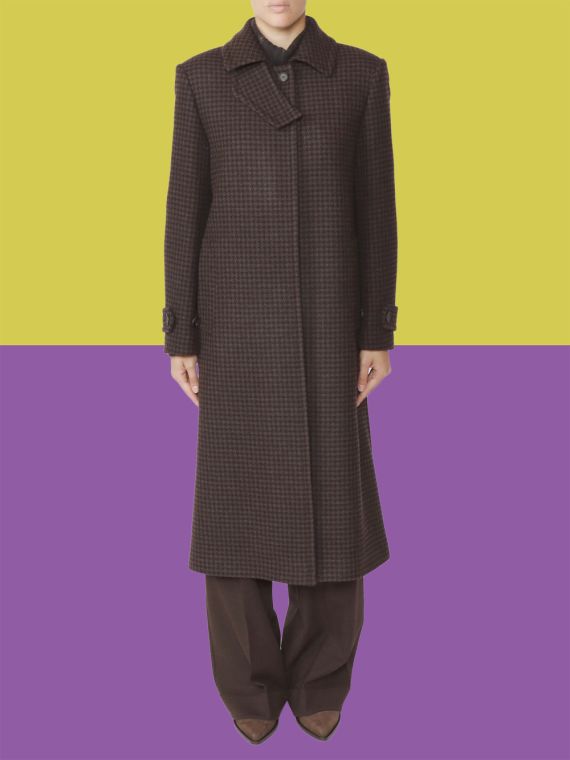 BETHANY Long Wool Stand Collar Coat