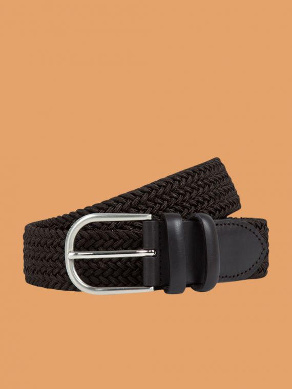 Woven stretch belt