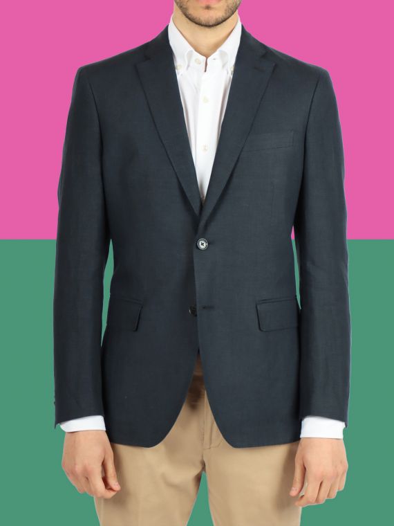 Two Button Linen Jacket