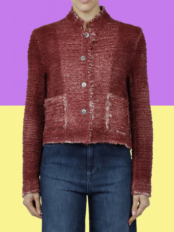 Linen and Cotton Four Button Jacket