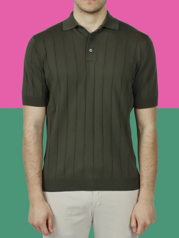 Short Sleeve Cotton Polo Shirt