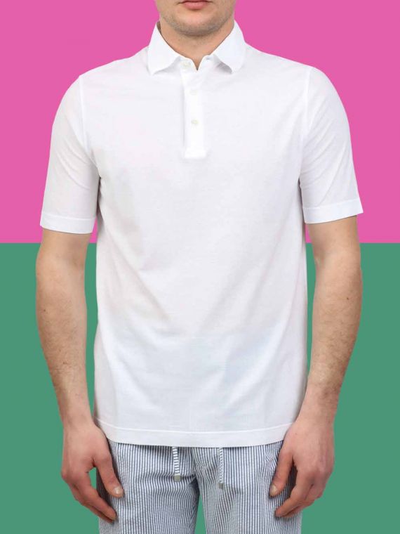 Short Sleeve Cotton Polo Shirt
