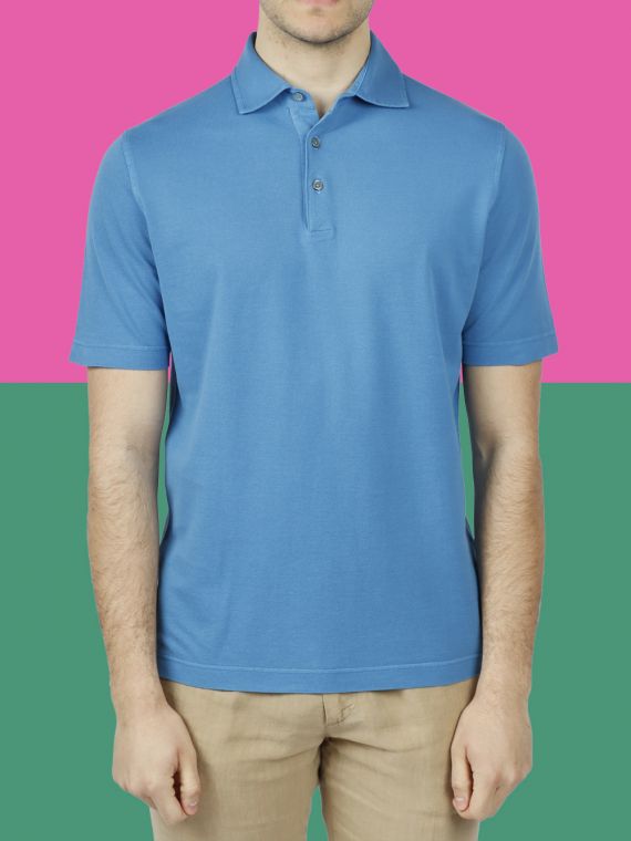 Short Sleeve Cotton Polo Shirt