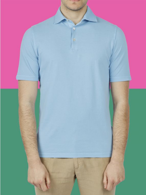 Short Sleeve Cotton Polo Shirt