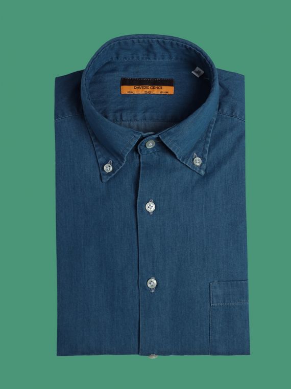 Cotton button-down shirt