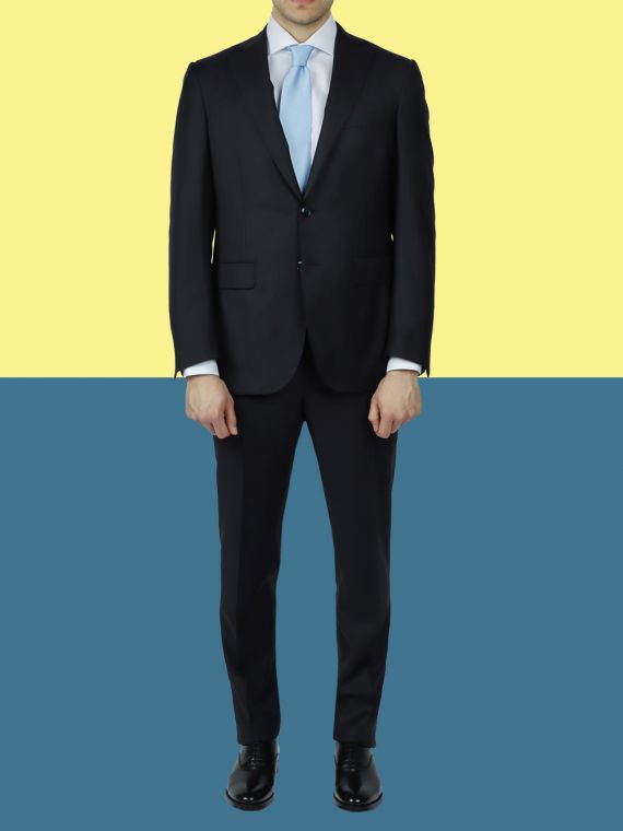 Two Button Wool Suit