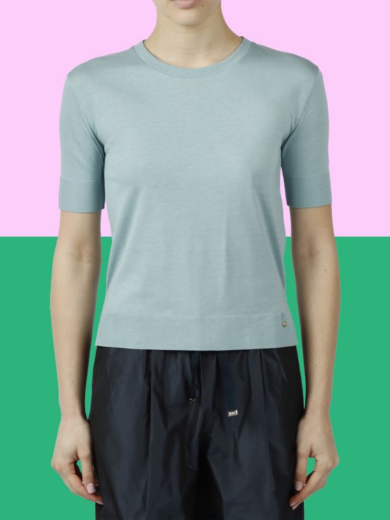 T-SHIRT IN GLAM KNIT EFFECT