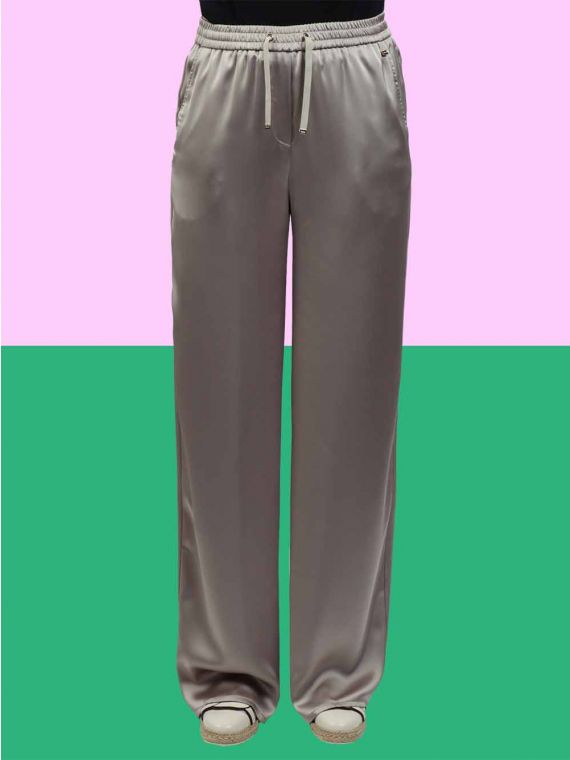 Trousers in Casual Satin