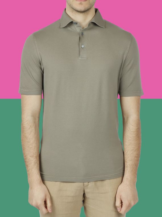 Short Sleeve Cotton Polo Shirt