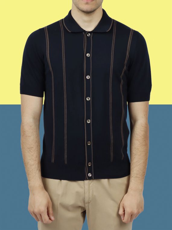 Short sleeve cotton shirt