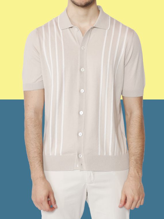 Short sleeve cotton shirt