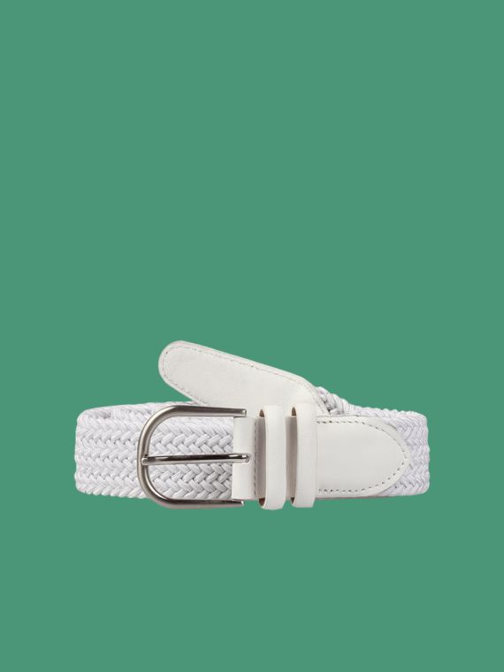 Woven stretch belt