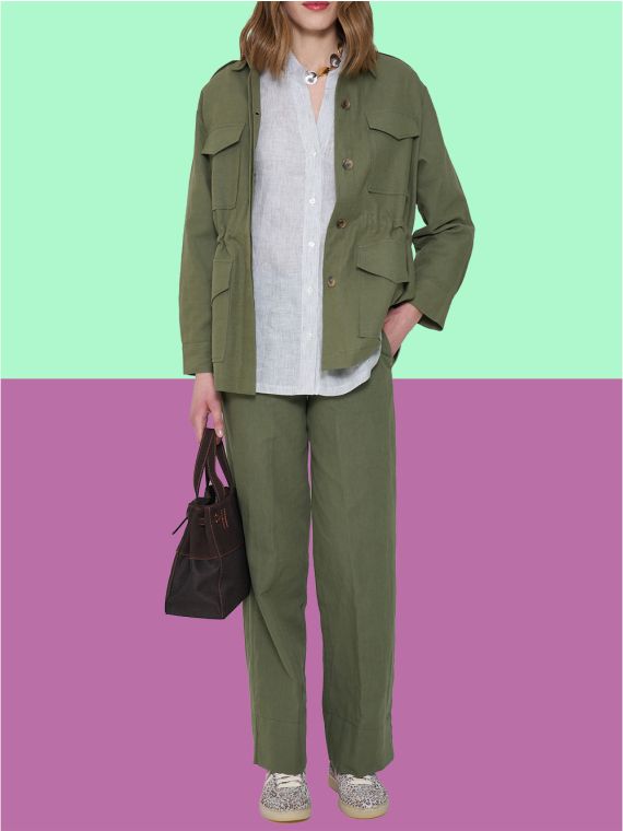 Cotton and Linen Saharan Jacket